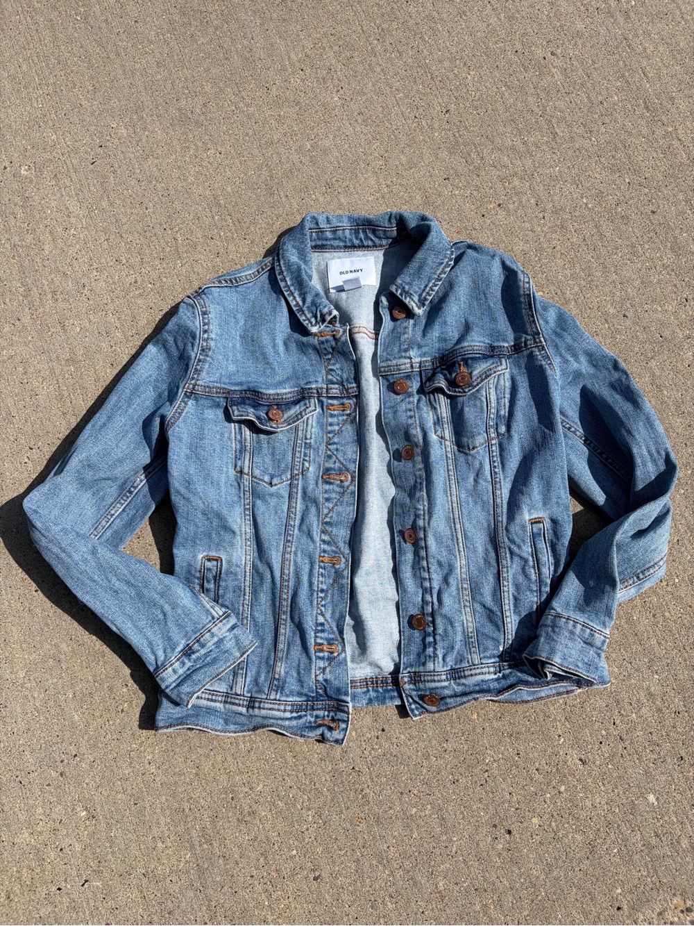 Old Navy Light Wash Blue Denim Jacket - Women's